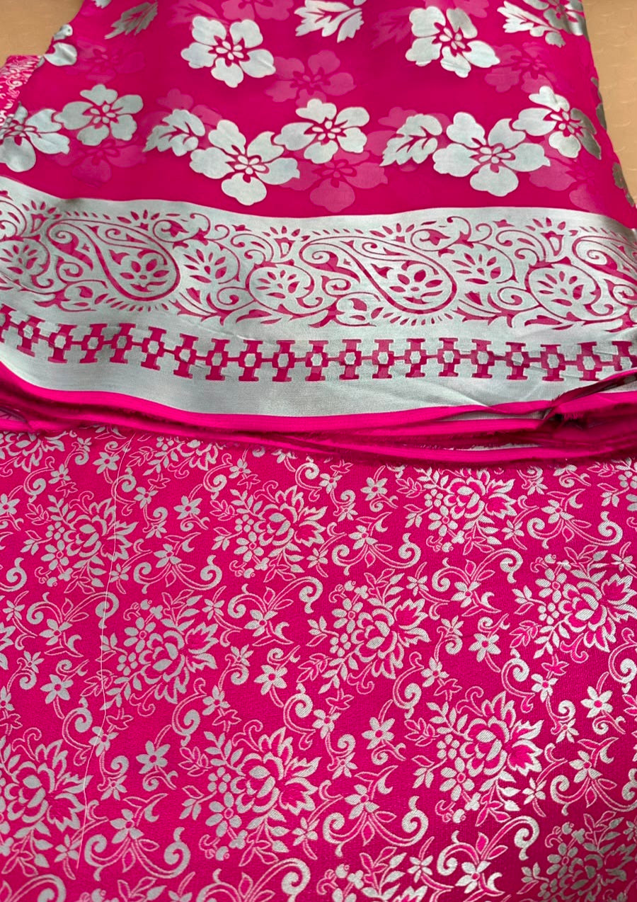 CZ-15128 Pure China Patti With Pure Barosha Dupatta