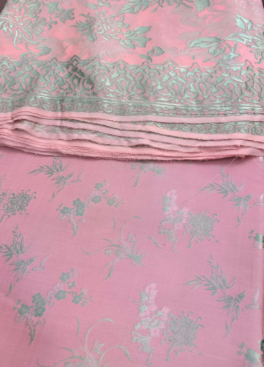 CZ-15133 Pure China Patti With Pure Barosha Dupatta